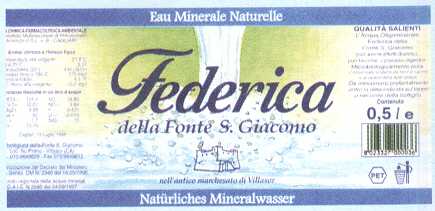 Acqua Minerale Federica