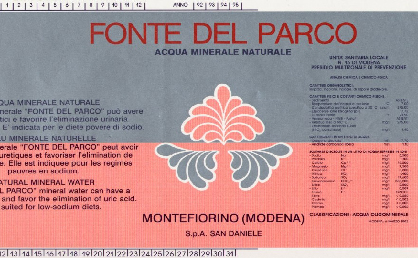 Acqua Minerale Fonte Del Parco