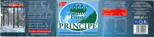 Acqua Minerale Fonte Del Principe