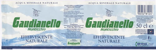 Acqua Minerale Gaudianello Monticchio