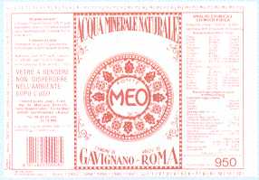 Acqua Minerale Meo