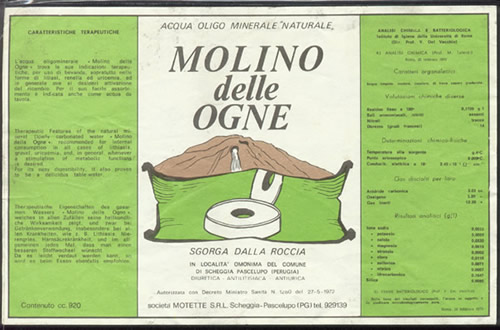 Acqua Minerale Molino Delle Ogne