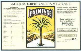 Acqua Minerale Palmense Del Piceno