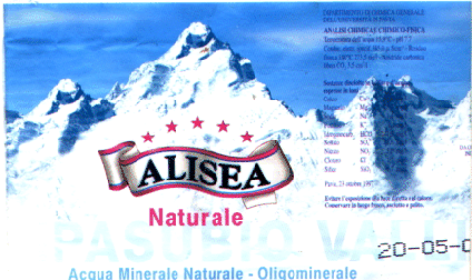 Acqua Minerale Pasubio (Alisea Fonte Pasubio)