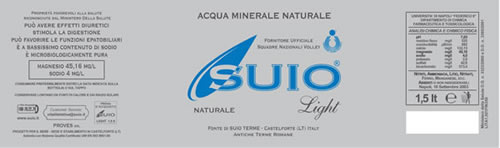 Acqua Minerale Suio