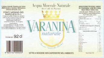 Acqua Minerale Varanina
