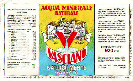 Acqua Minerale Vasciano