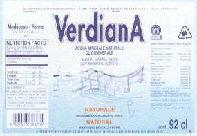 Acqua Minerale Verdiana