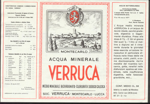 Acqua Minerale Verruca