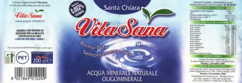 Acqua Minerale Vitasana