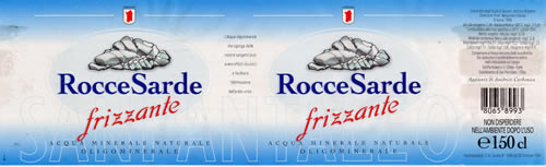 Acqua Minerale Rocce Sarde