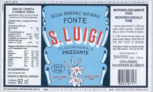 Acqua Minerale S. Luigi