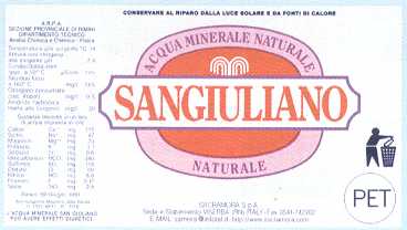 Acqua Minerale Sangiuliano