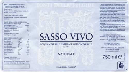 Acqua Minerale Sassovivo